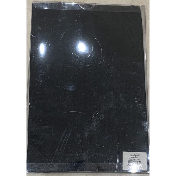 Mud Pie Hand Towel Linen Embroidered Black White 22x 14 Life of the Party - Picture 3 of 8